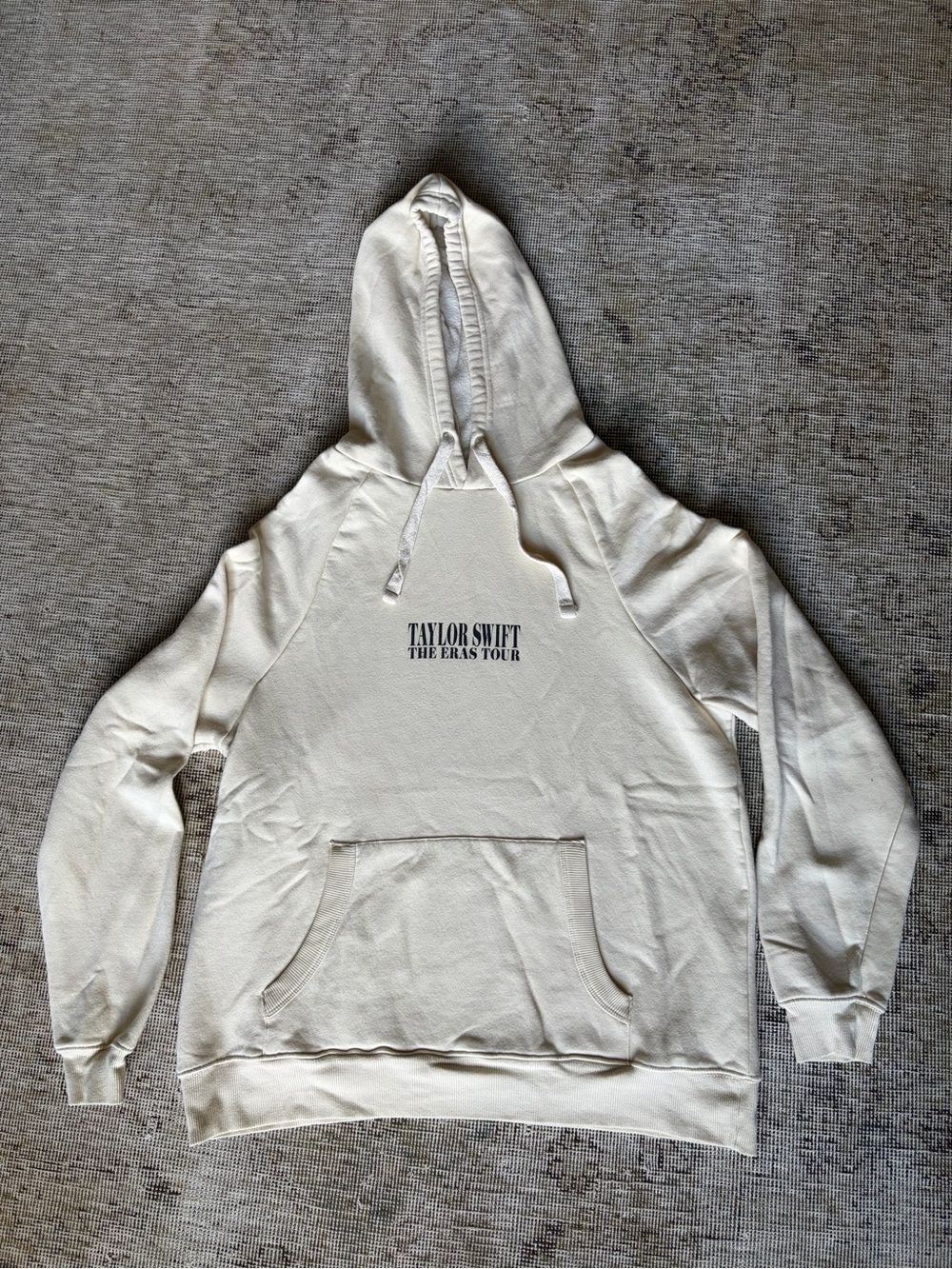 Taylor Swift The Eras Tour Cream Hoodie - Pullover